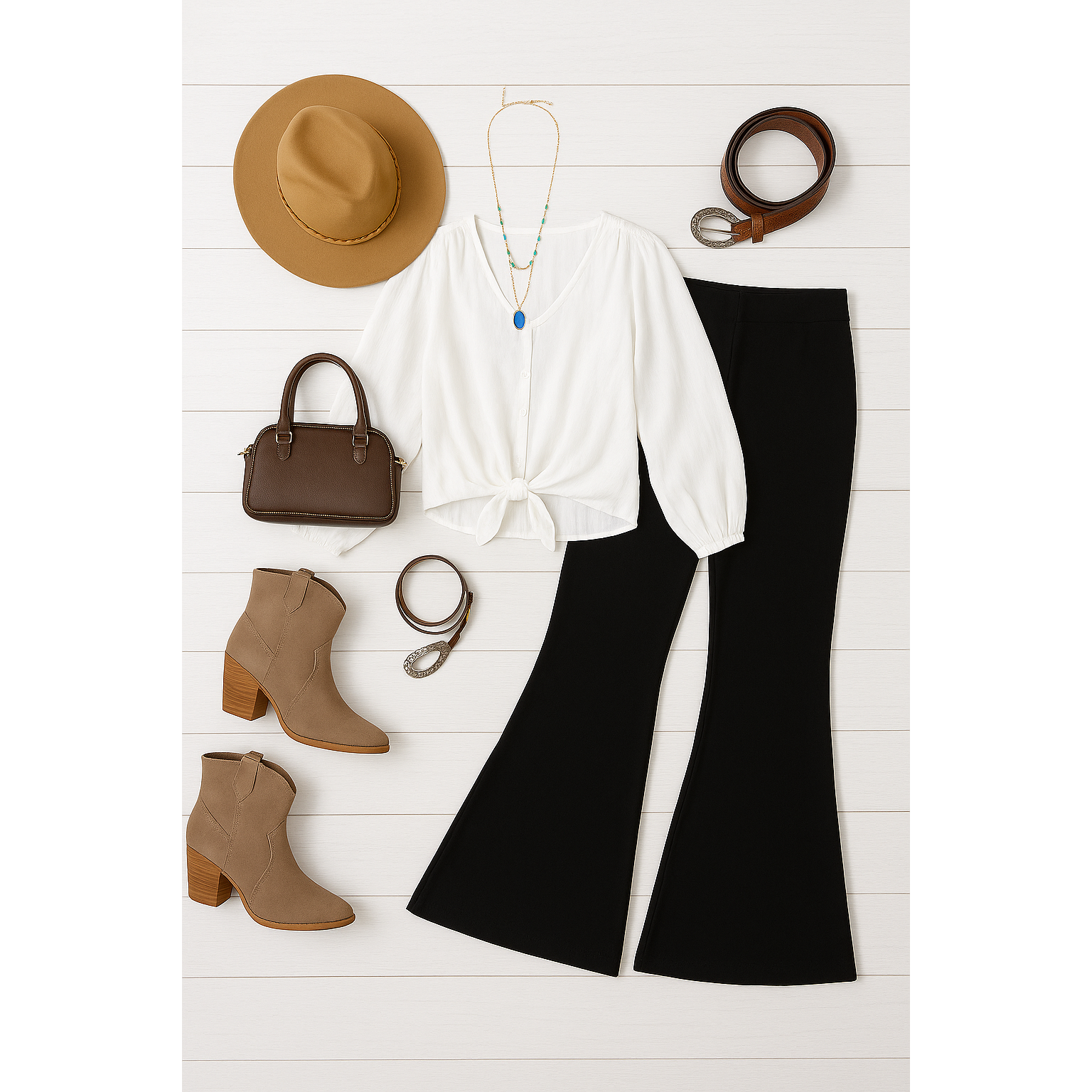 High-waisted black flare leggings for women by Julia Rose. Buttery soft black flare pants with dramatic flare leg