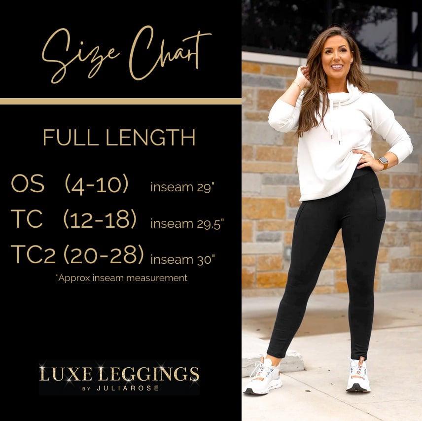 Soft black fleece-lined leggings with full length fit and pockets