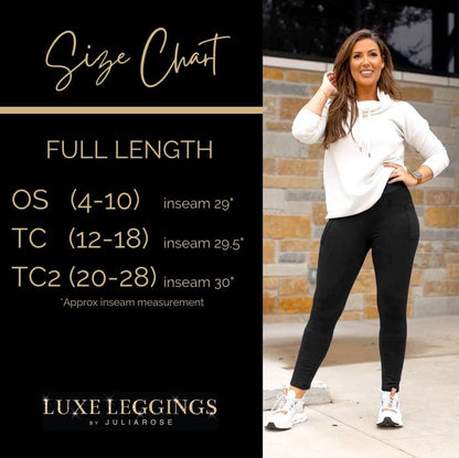 Soft black fleece-lined leggings with full length fit and pockets